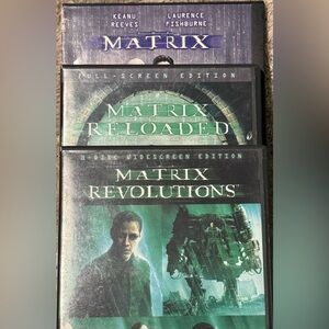 Matrix Trilogy Series Movie Bundle